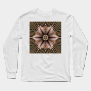 DESİGN OF MANY COLOURS. Multicoloured snowflake floral fantasy pattern and design Long Sleeve T-Shirt